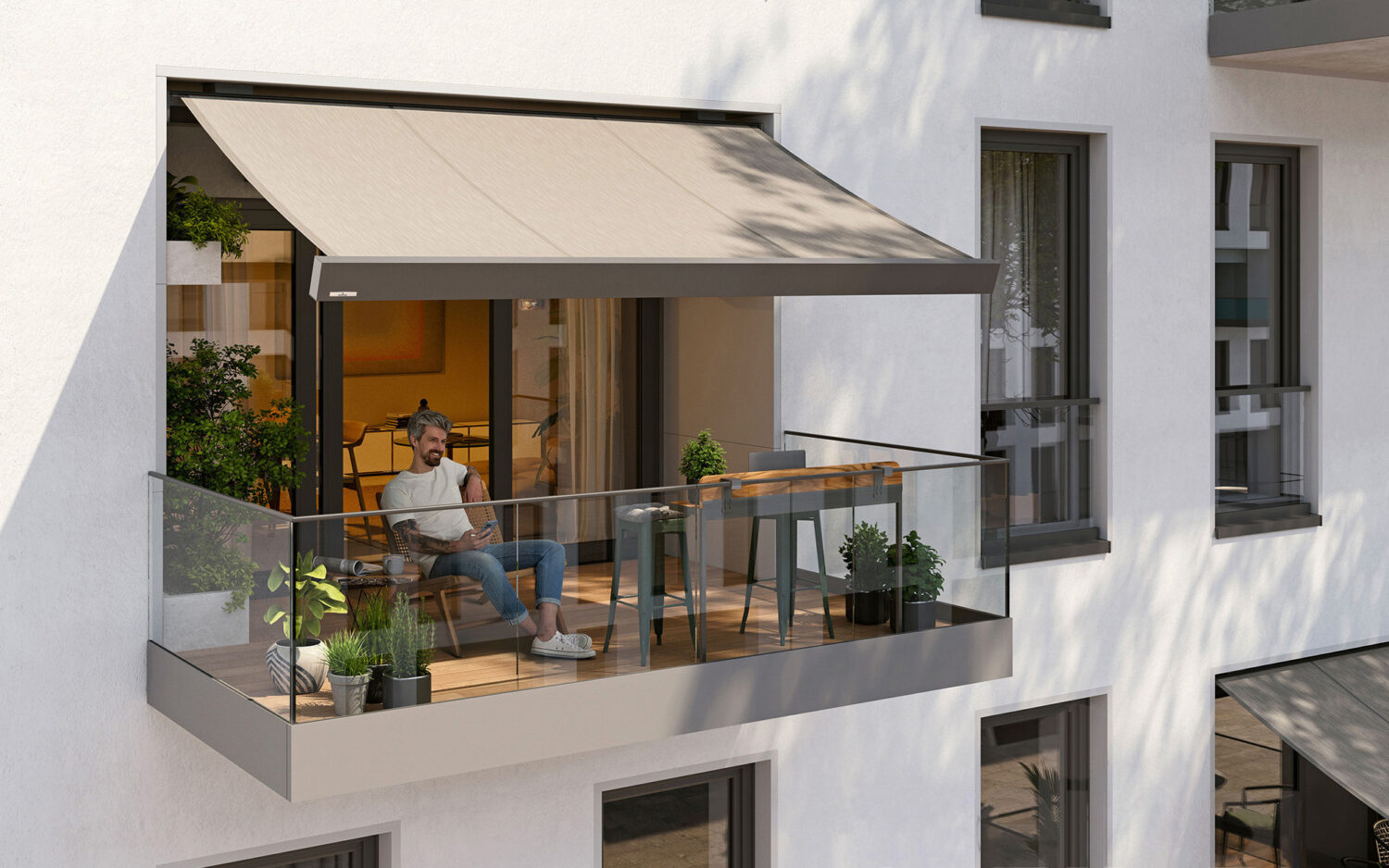 Weinor Smaila Balcony Awning